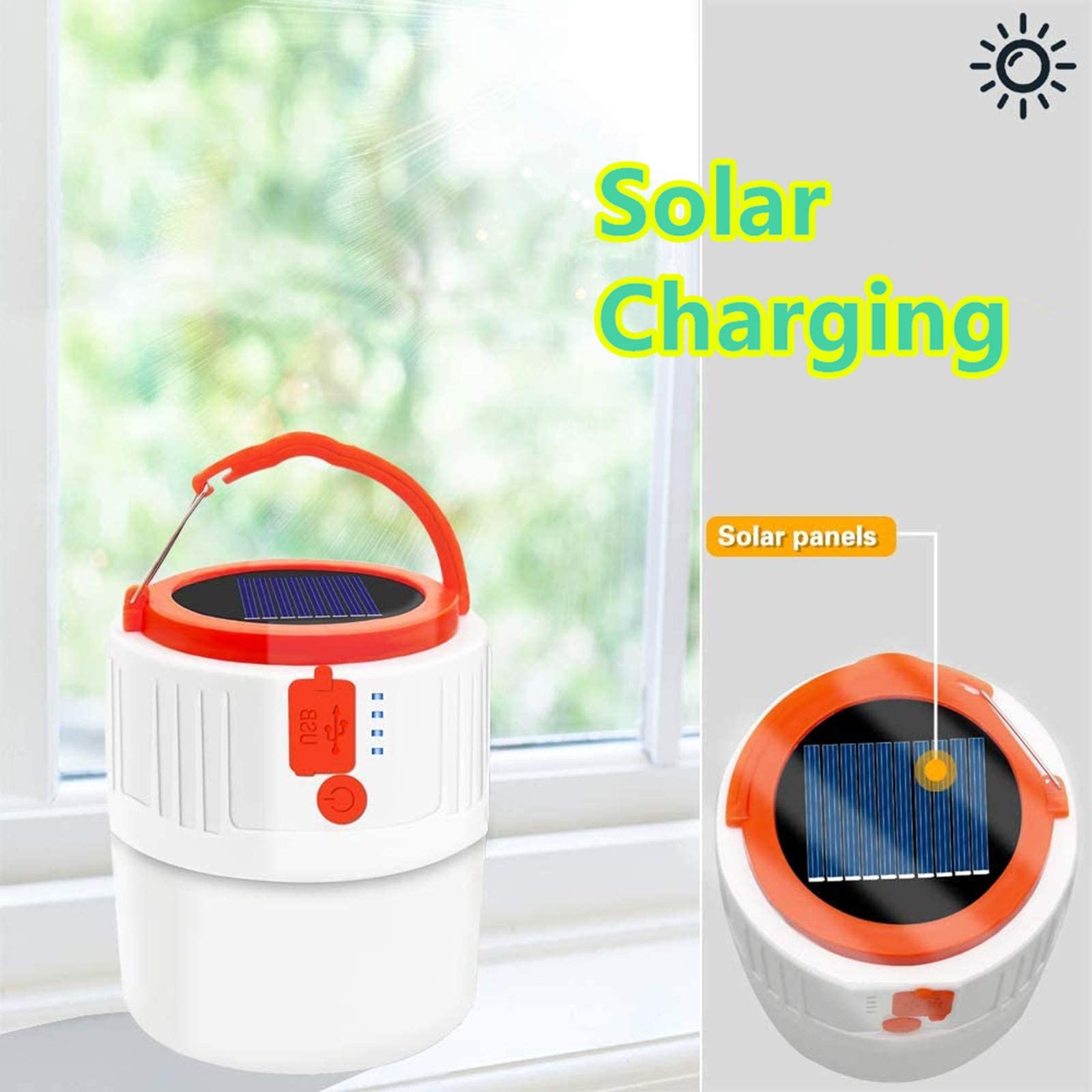 Verilux Emergency Lights Rechargeable 2400mAh Power Bank Solar Light for Home Remote5 Light Mode with 360-Degree Lighting USB Rechargeable Camp Tent Light with Hanging Hook for Office Home Workshop Warehouse Verilux Emergency Lights Rechargeable 2400mAh Power Bank Solar Light for Home Remote5 Light Mode with 360-Degree Lighting USB Rechargeable Camp Tent Light with Hanging Hook for Office Home Workshop Warehouse